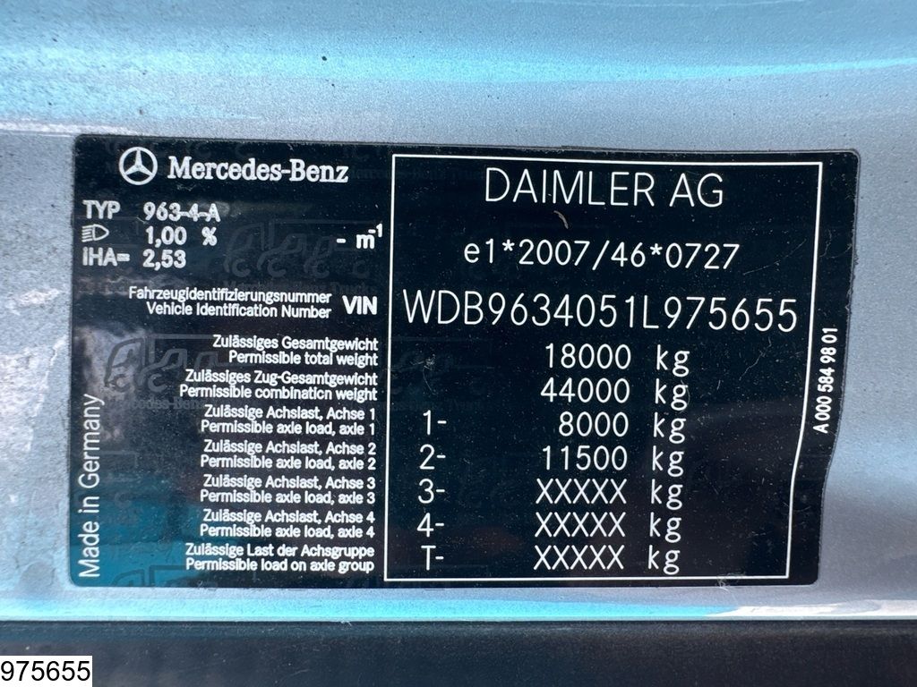 Mercedes Actros 1840 EURO 6, Lohr, Retarder