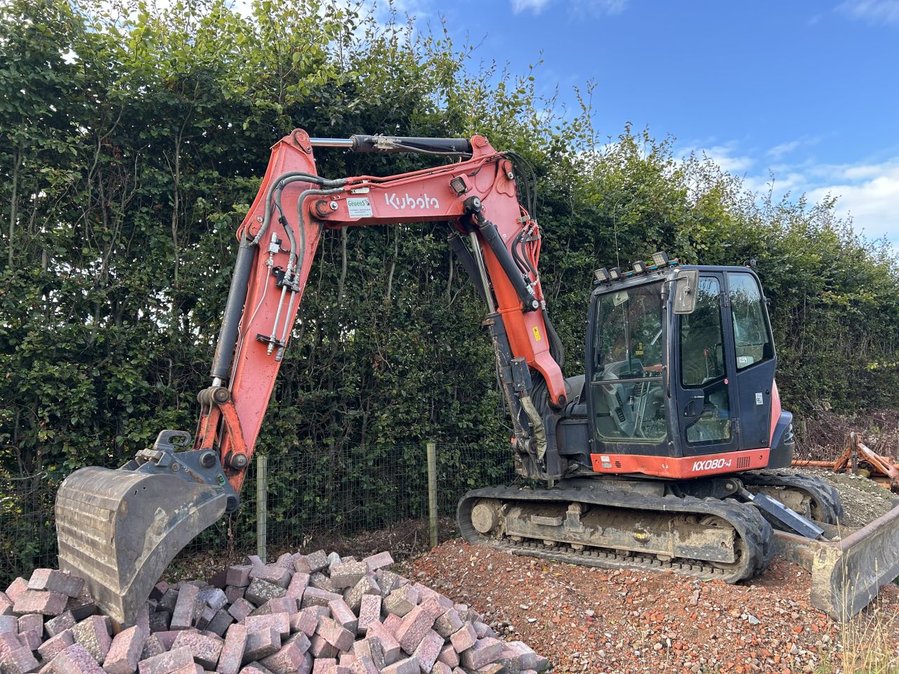 Kubota kx 080-4