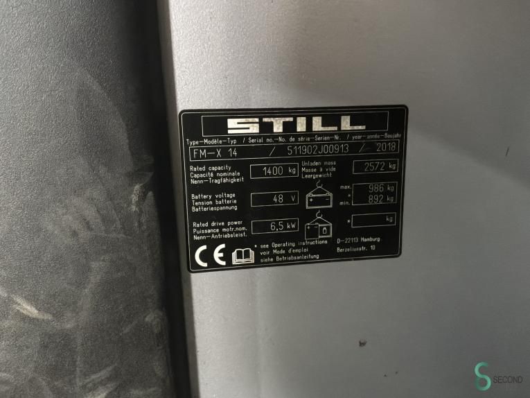 Schubmaststapler Elektrisch Still FM-X14 2018