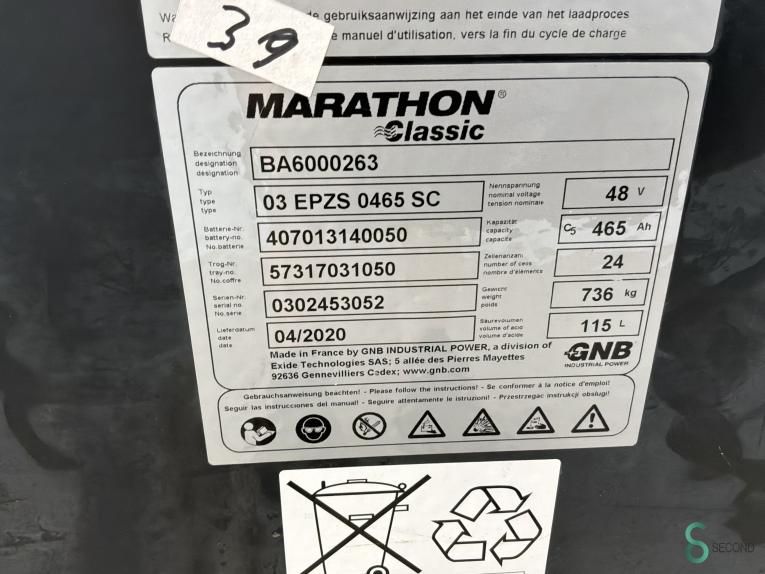 Batterijen Elektrisch Marathon 03 EPZS 0465 SLC 2020