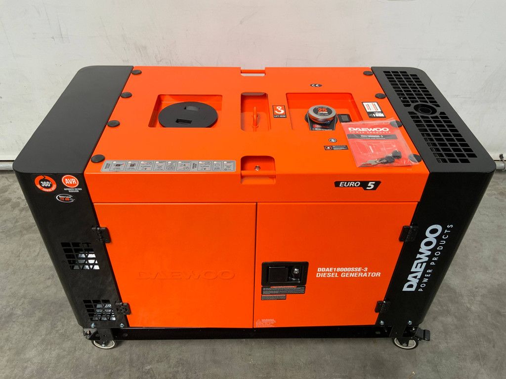 Generator Daewoo DDAE18000SE-3 Diesel 20kVA 2026 Nieuw