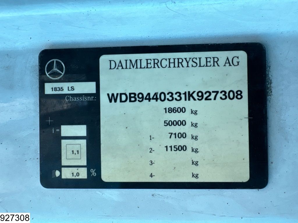 Mercedes Axor 1835 Manual transmission, PTO