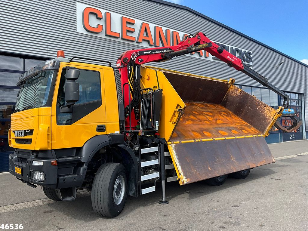 Iveco Trakker AD380T41W 6x6 Palfinger 15 Tonmeter Z-kraan Just 225.390 km!