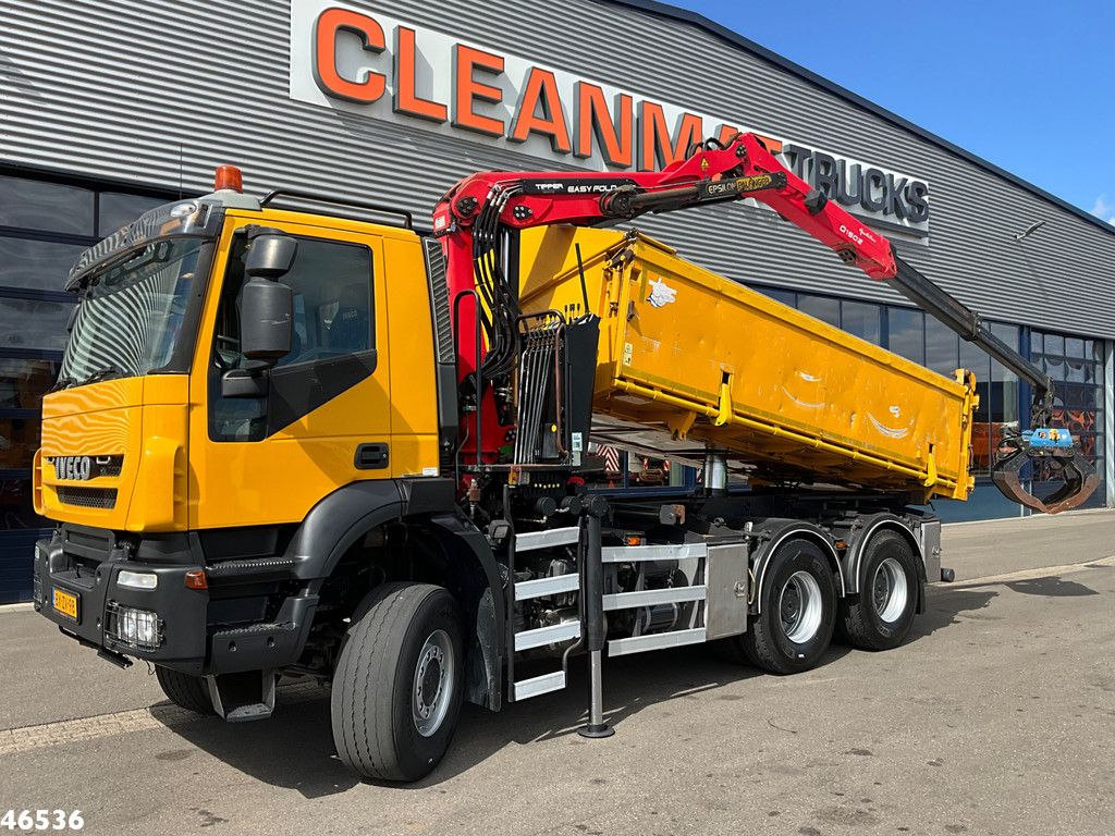 Iveco Trakker AD380T41W 6x6 Palfinger 15 Tonmeter Z-kraan Just 225.390 km!