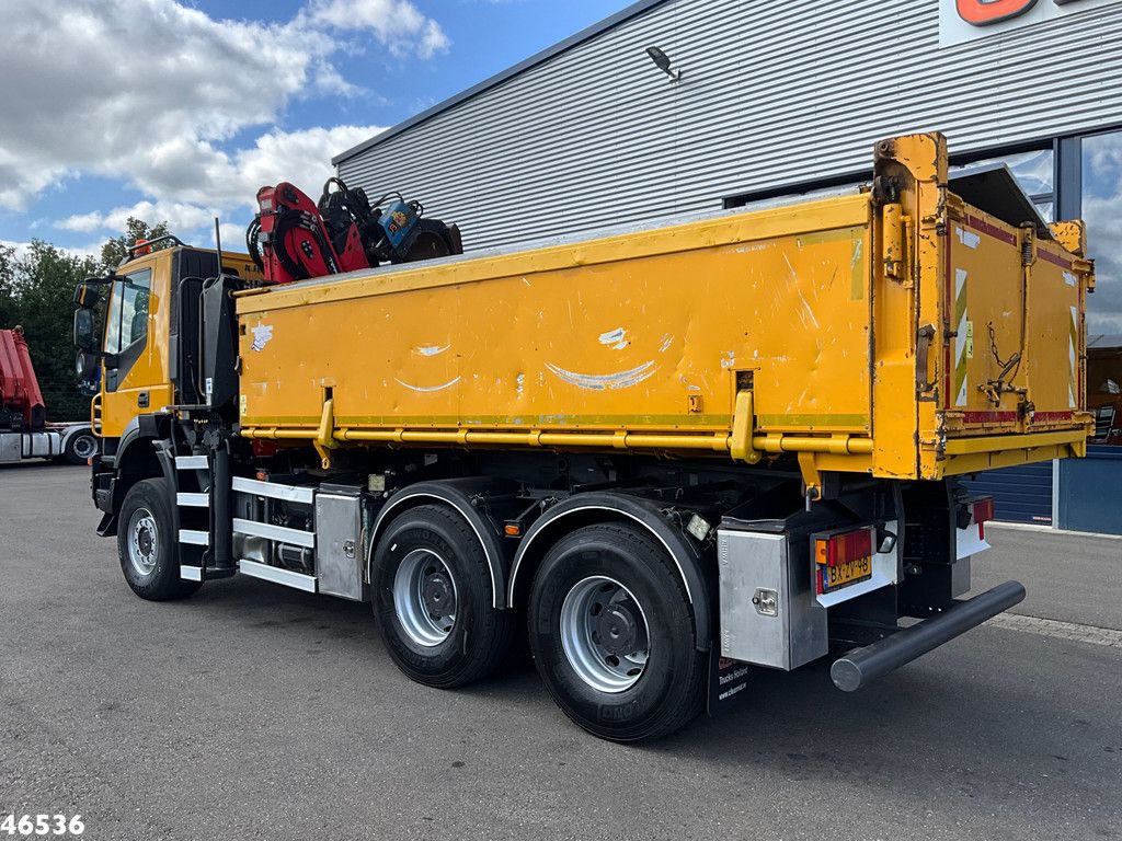Iveco Trakker AD380T41W 6x6 Palfinger 15 Tonmeter Z-kraan Just 225.390 km!