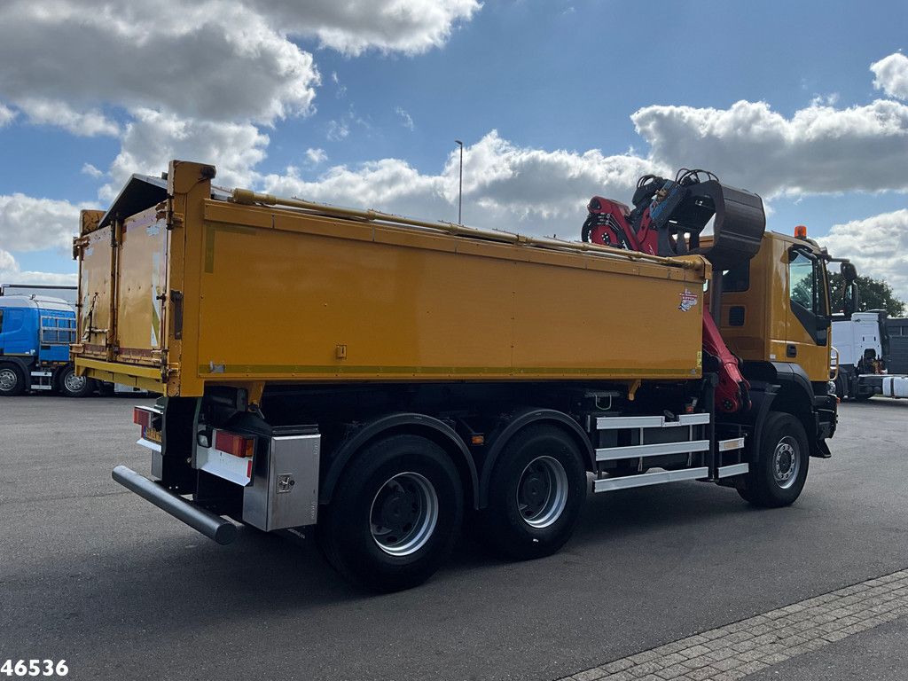 Iveco Trakker AD380T41W 6x6 Palfinger 15 Tonmeter Z-kraan Just 225.390 km!