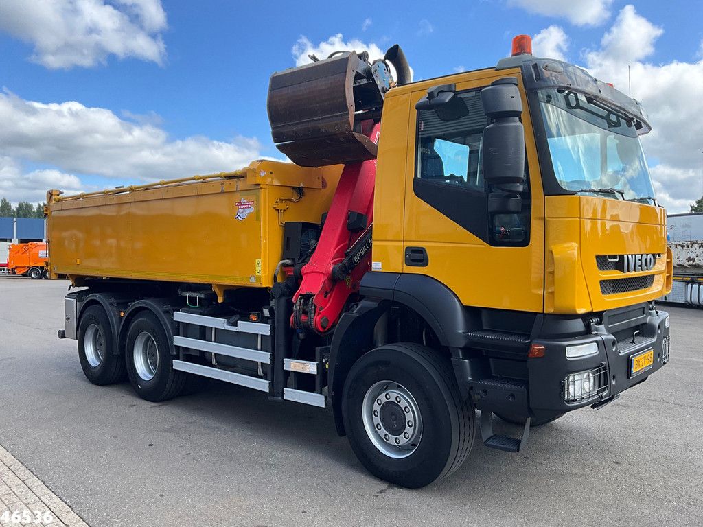 Iveco Trakker AD380T41W 6x6 Palfinger 15 Tonmeter Z-kraan Just 225.390 km!
