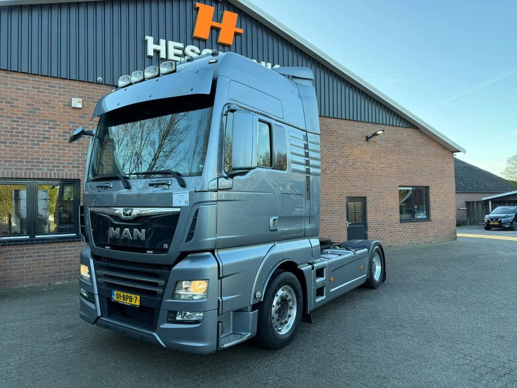 MAN TGX 18.470 XXL Full air Hydraulic Standairco Leder Alcoa EURO 6D NL Truck APK/TUV 01/2027