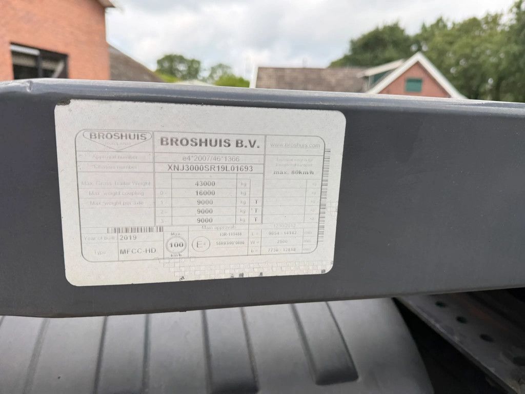 Broshuis MFCC MFCC 2x20 40 45FT Liftas LED NL Trailer APK/TUV 01-2027