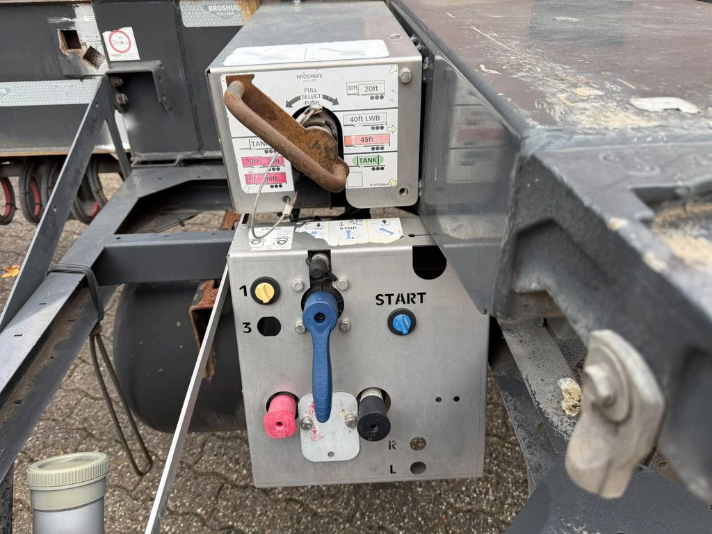 Broshuis MFCC MFCC 2x20 40 45FT Liftas LED NL Trailer APK/TUV 01-2027