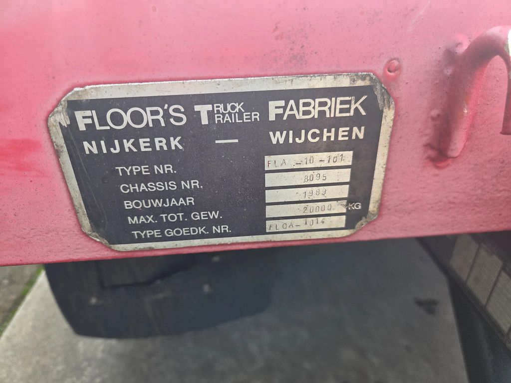 Floor FLA-10-101 2 as met RDW gekeurd lzvk kent