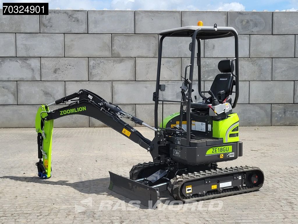 Zoomlion ZE18 GU KUBOTA ENGINE - CE CERTIFIED