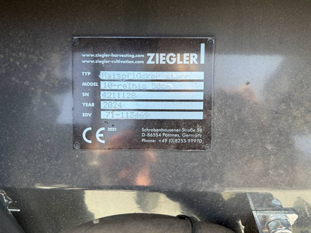 Ziegler maiskolf / zonnebloem plukker