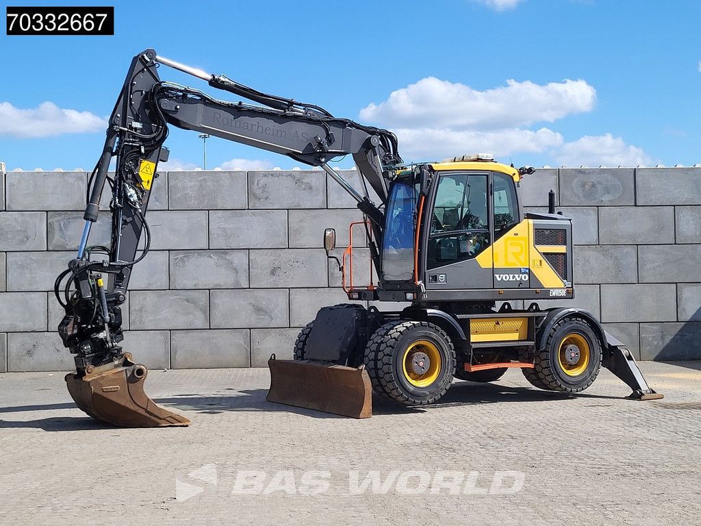Volvo EWR150 E GPS - Tiltrotator
