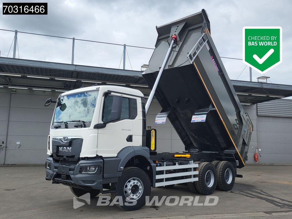 MAN TGS 33.480 6X4 NEW! 20m3 tipper Big-Axle Steel suspension Automatic Euro 6