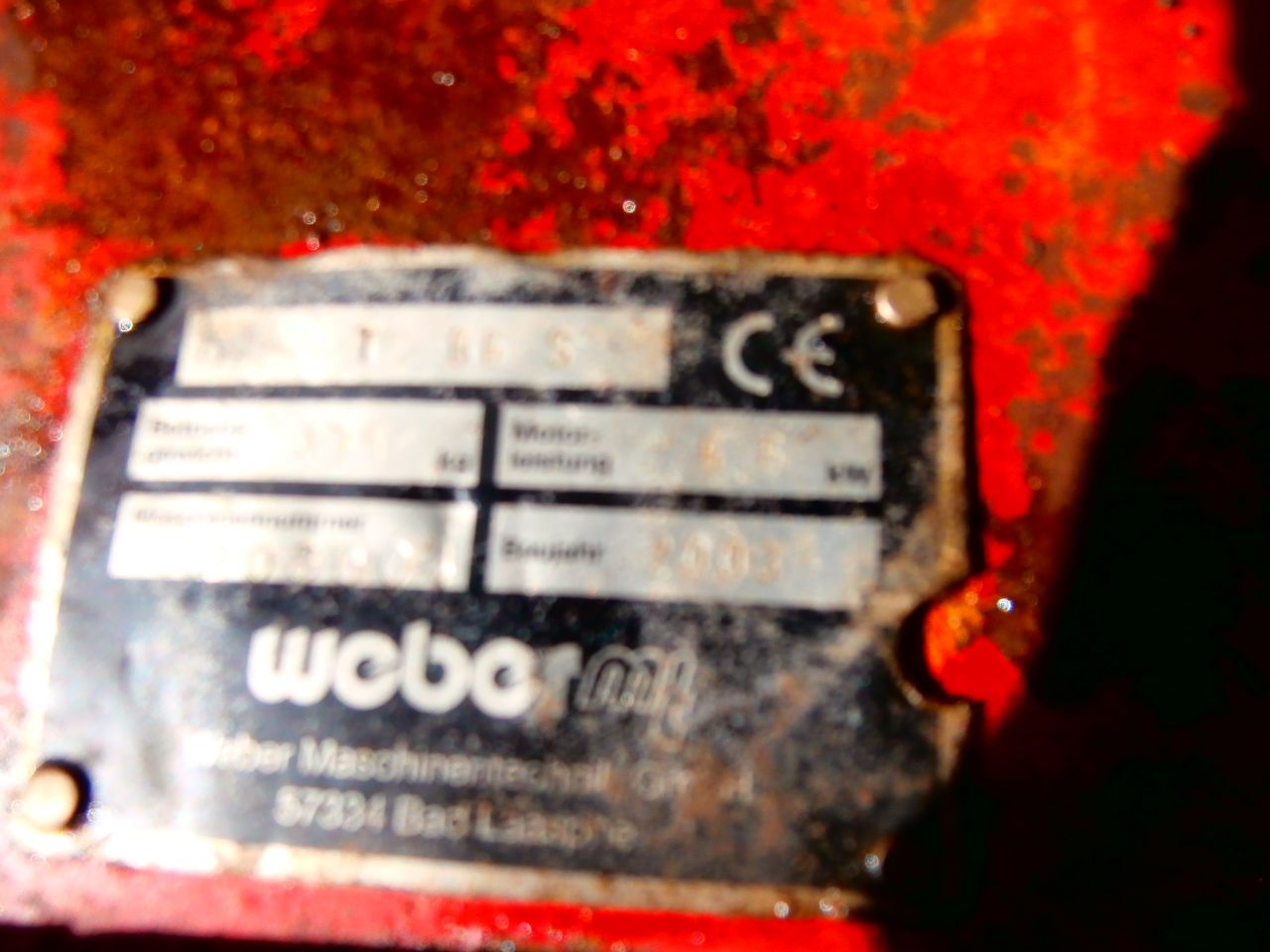 Weber diesel 6 T €1100,00 Wacker Neuson W 200 €750 ,Weber benzin