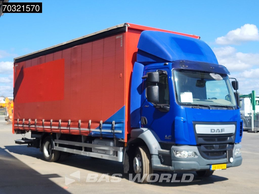 DAF LF LF 210 4X2 14tons NL-Truck Curtainsides 1500kg Ladebordwand Automatic Euro 6