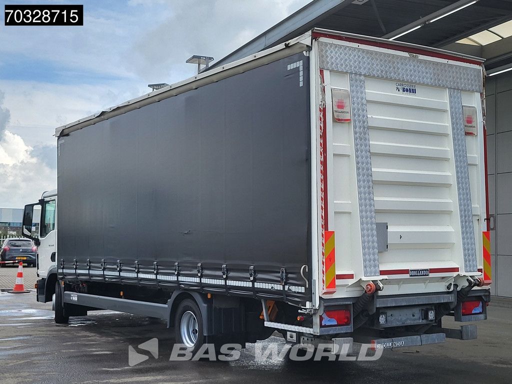 MAN TGL 12.220 4X2 12tonner curtainsider 2000kg Ladebordwand Automatic Airco Euro 6