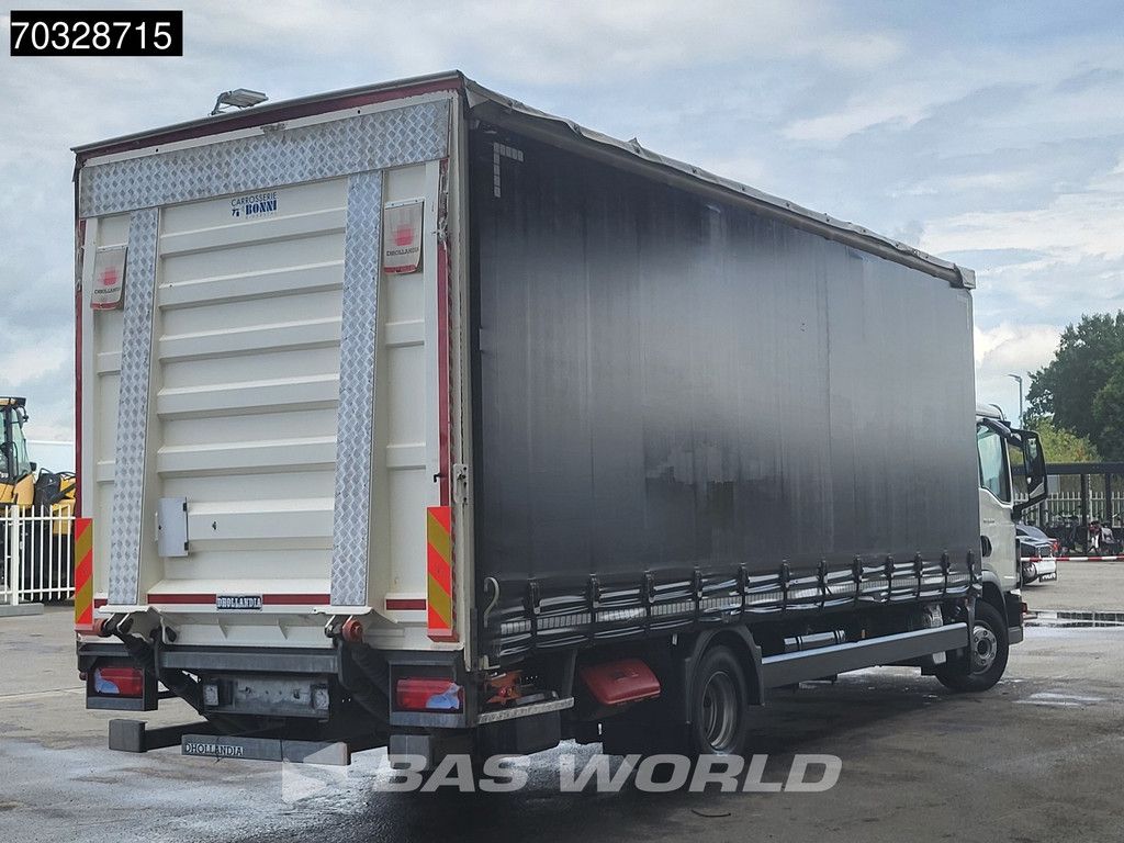 MAN TGL 12.220 4X2 12tonner curtainsider 2000kg Ladebordwand Automatic Airco Euro 6