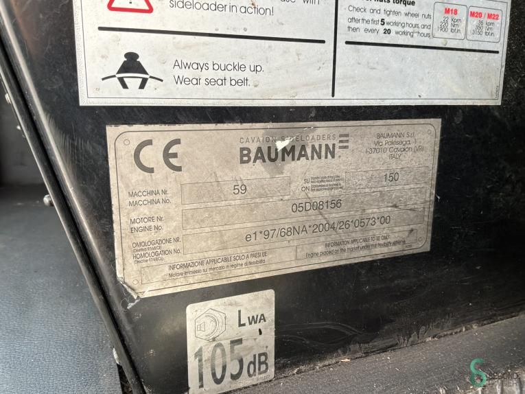 Seitenlader Diesel Baumann GX70/12/81 TR 2017 Gabelspreiz
