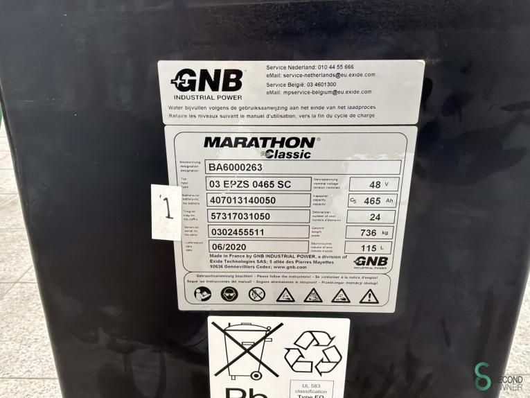 Batteries Electric Marathon 03 EPZS 0465 SLC 2020