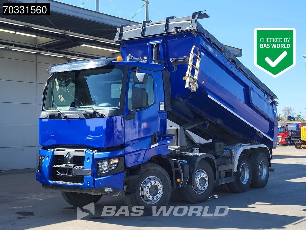 Renault C C 480 8X4 16m3 Meiller tipper Full Steel suspension Big-Axle Euro 6