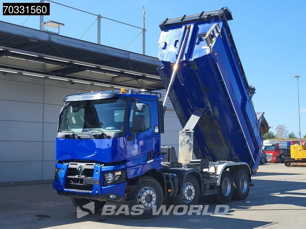 Renault C C 480 8X4 16m3 Meiller tipper Full Steel suspension Big-Axle Euro 6