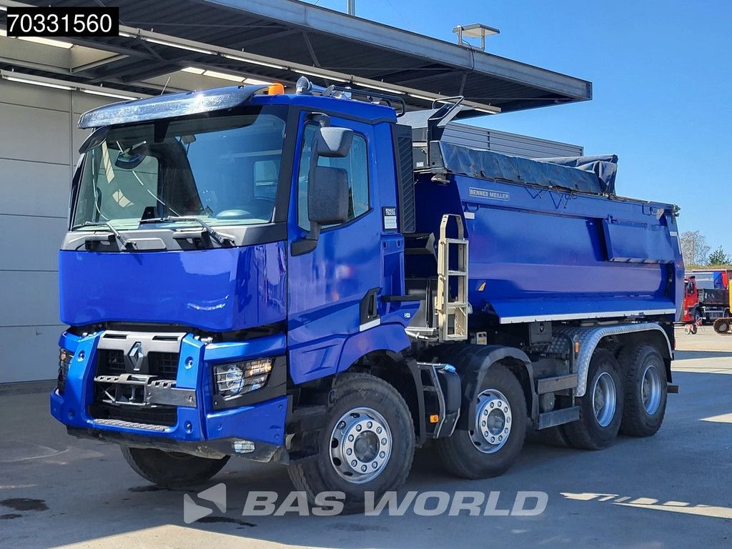 Renault C C 480 8X4 16m3 Meiller tipper Full Steel suspension Big-Axle Euro 6