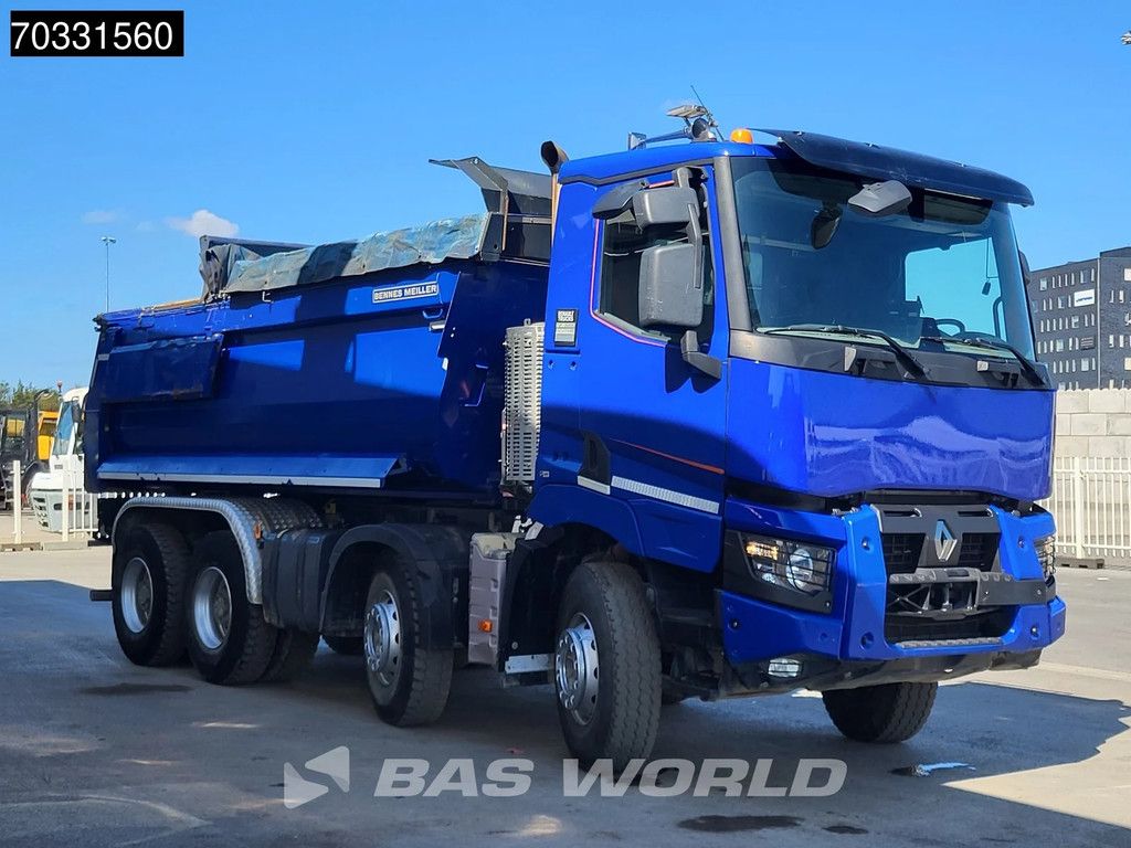 Renault C C 480 8X4 16m3 Meiller tipper Full Steel suspension Big-Axle Euro 6