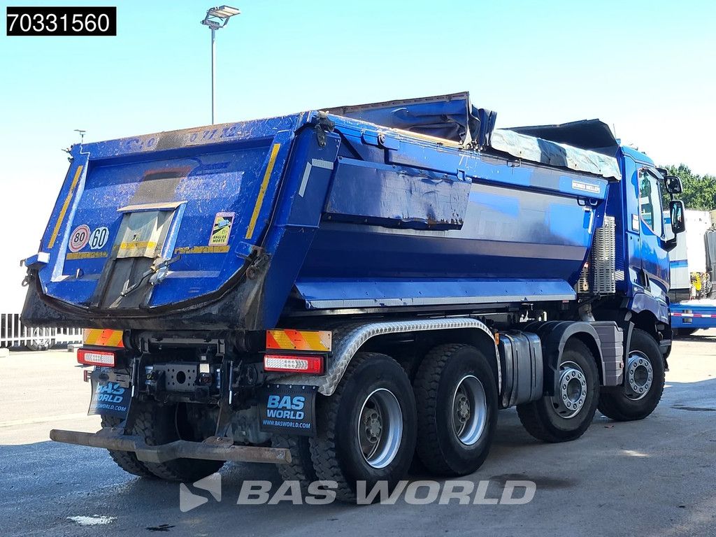 Renault C C 480 8X4 16m3 Meiller tipper Full Steel suspension Big-Axle Euro 6