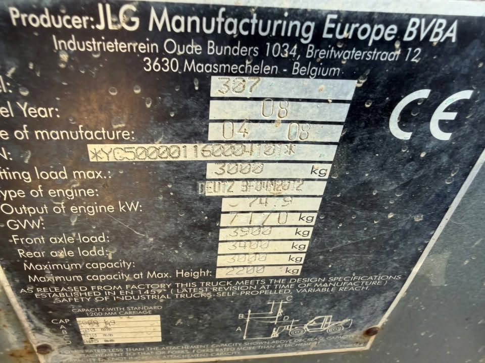 JLG 308 Verreiker