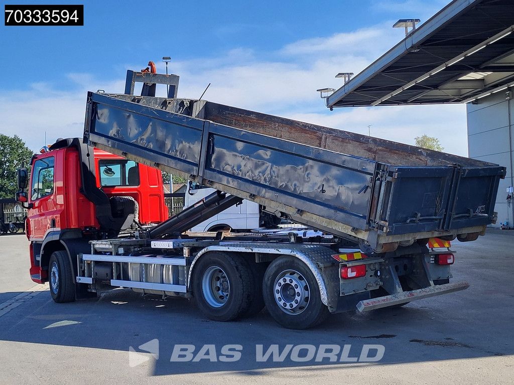 DAF CF CF 410 6X2 AJK HL20-6180 containersystem Day cab Lift+steering axle Euro 6