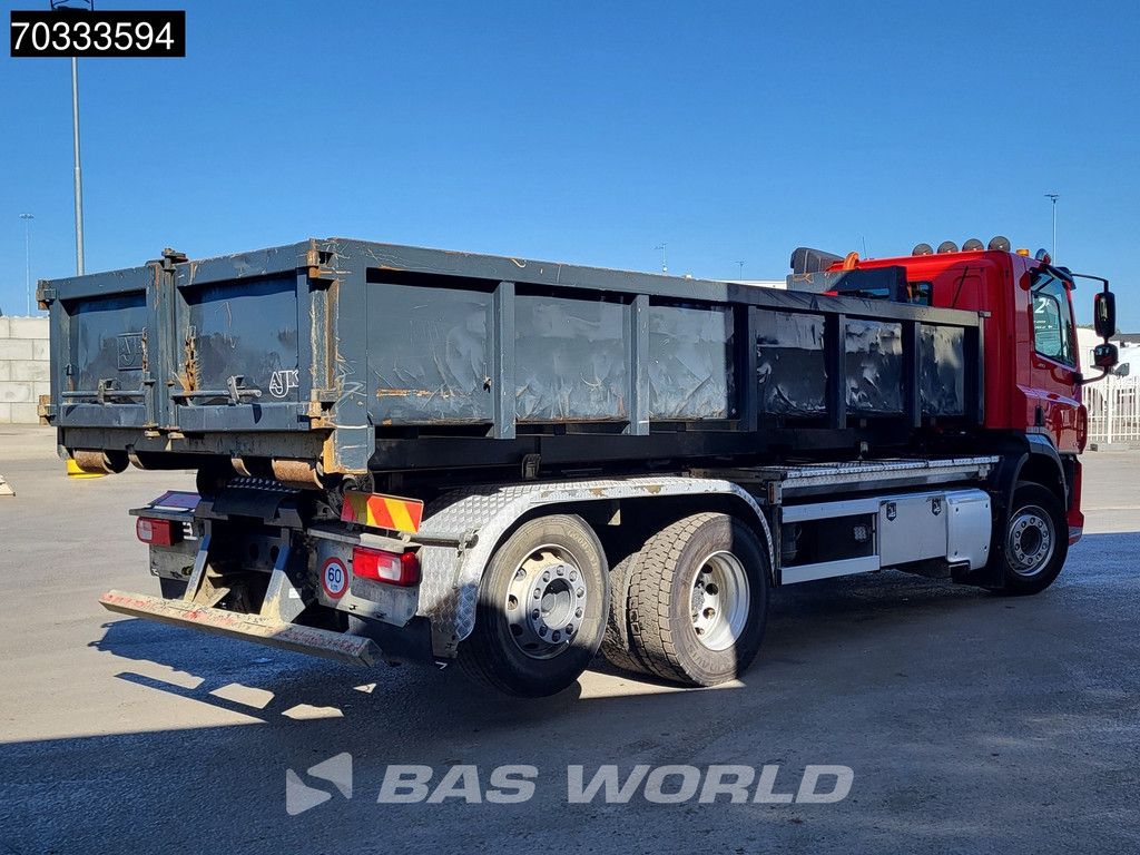 DAF CF CF 410 6X2 AJK HL20-6180 containersystem Day cab Lift+steering axle Euro 6