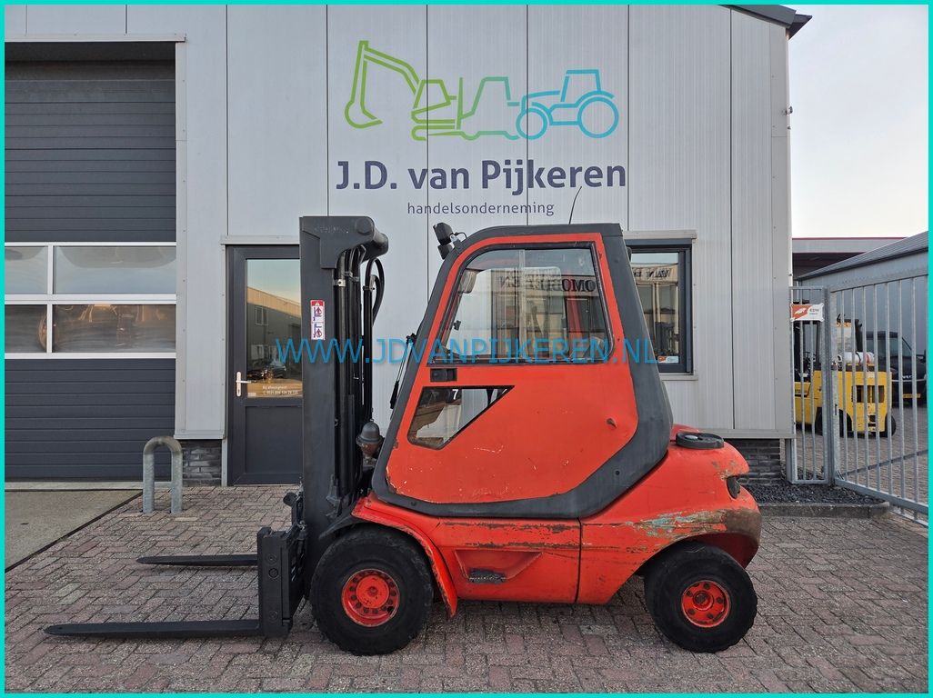 Linde H25D-03 Perkins triplex+forkpositioner+sideshift+cabine
