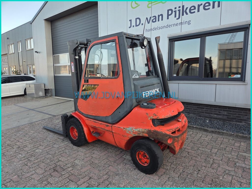 Linde H25D-03 Perkins triplex+forkpositioner+sideshift+cabine