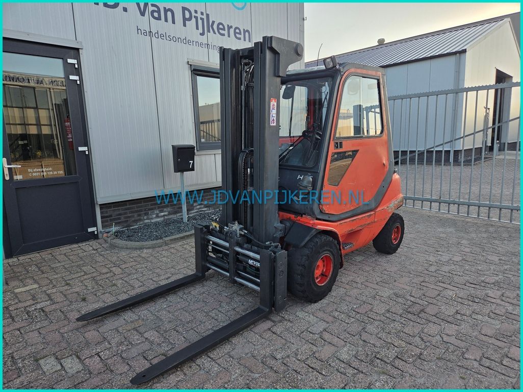 Linde H25D-03 Perkins triplex+forkpositioner+sideshift+cabine