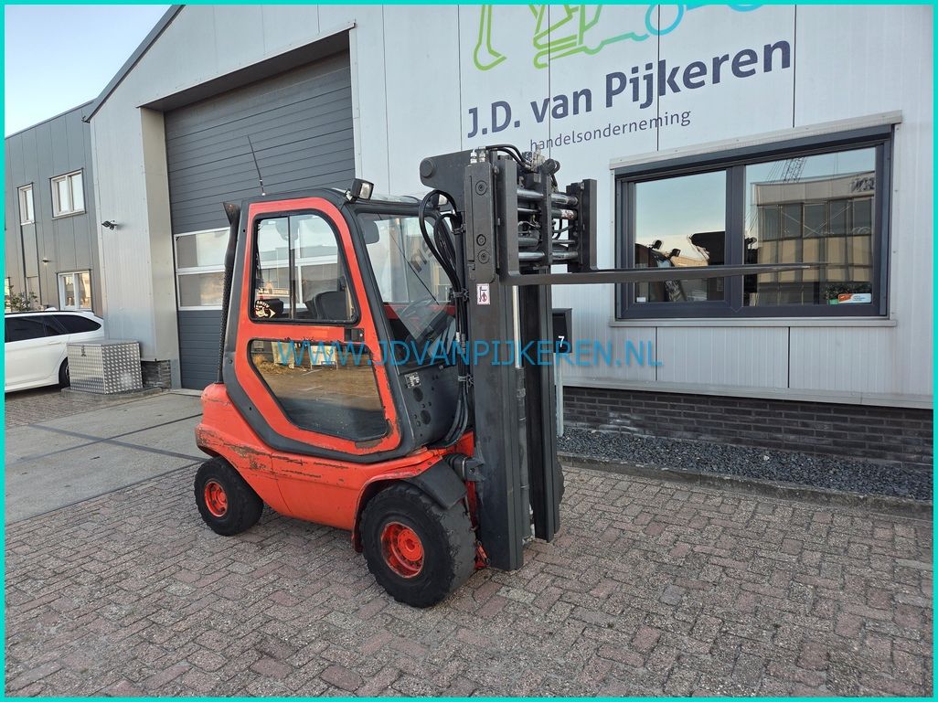 Linde H25D-03 Perkins triplex+forkpositioner+sideshift+cabine