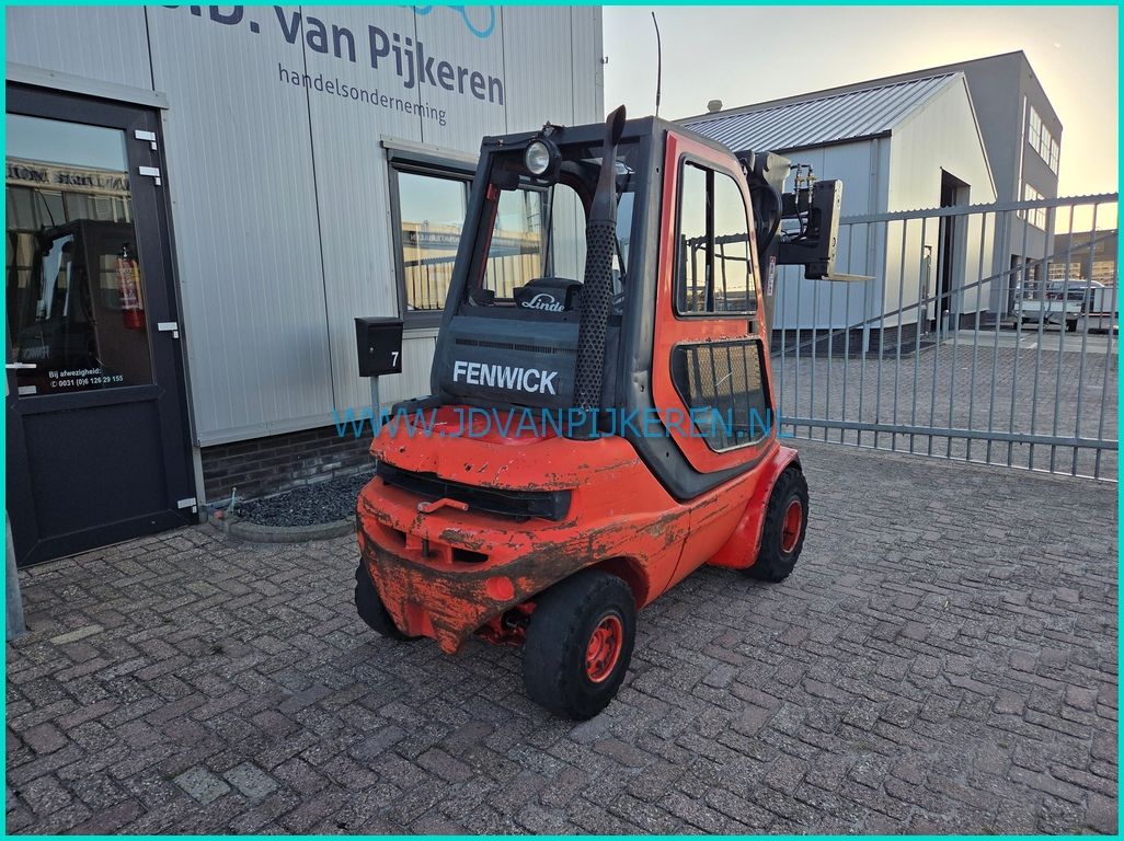 Linde H25D-03 Perkins triplex+forkpositioner+sideshift+cabine