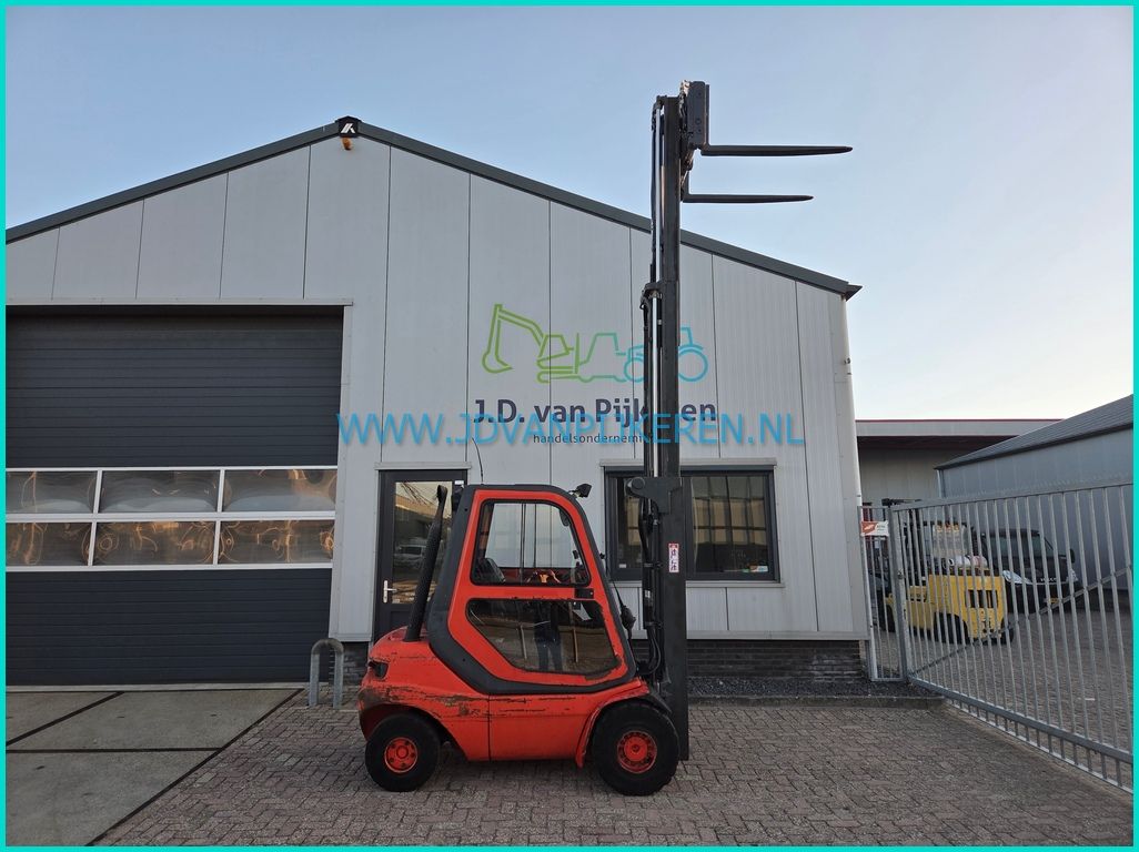 Linde H25D-03 Perkins triplex+forkpositioner+sideshift+cabine