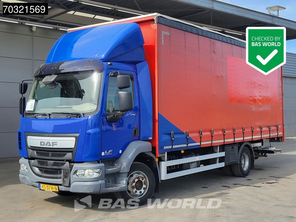 DAF LF LF 210 4X2 14t NL-Truck APK 1500kg Tailgate Automatic Euro 6