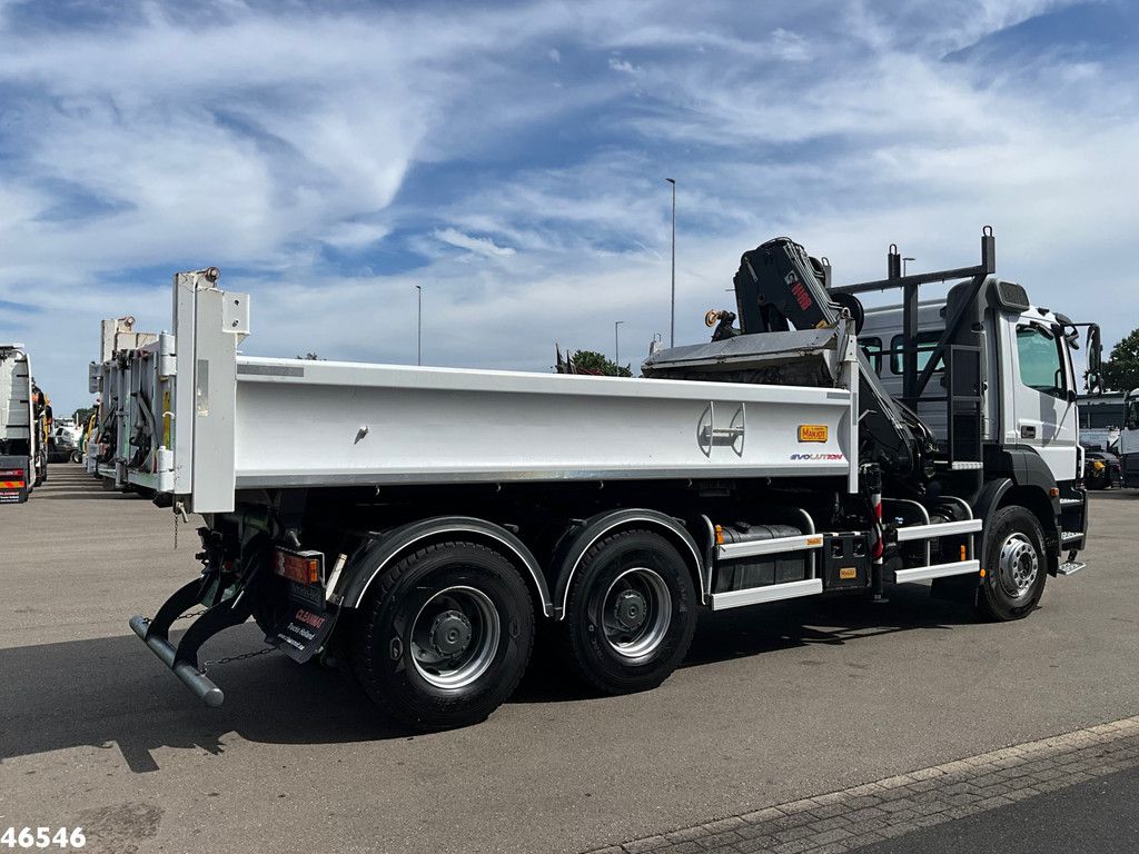 Mercedes-Benz Axor 2636 6x4 Manual Full steel Hiab 14 Tonmeter laadkraan