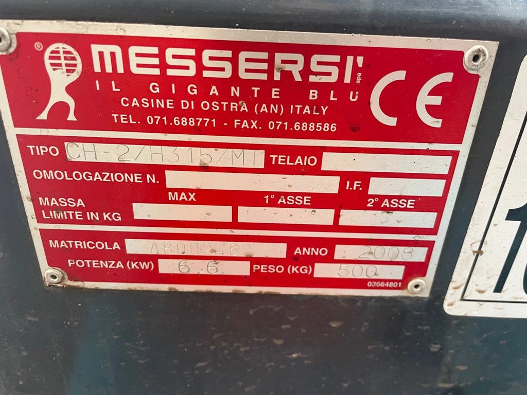 Messersi CH 2 Rupsdumper Honda benzine