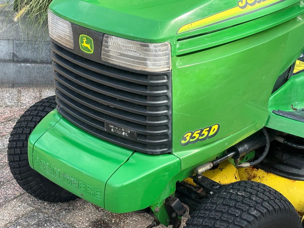 John Deere 355D Gebruikte diesel zitmaaier minitractor