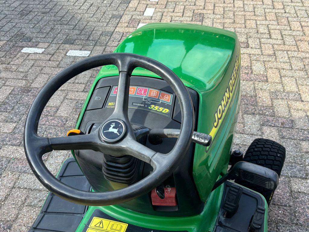 John Deere 355D Gebruikte diesel zitmaaier minitractor