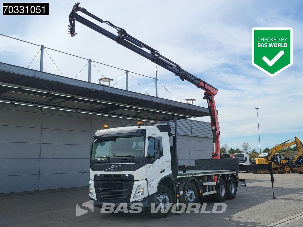 Volvo FM 460 8X4 Palfinger PK24.001 SLD Kran Crane Palletfork Automatic VEB+ Euro 6