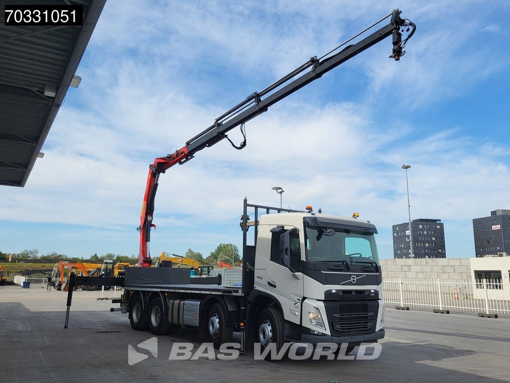 Volvo FM 460 8X4 Palfinger PK24.001 SLD Kran Crane Palletfork Automatic VEB+ Euro 6