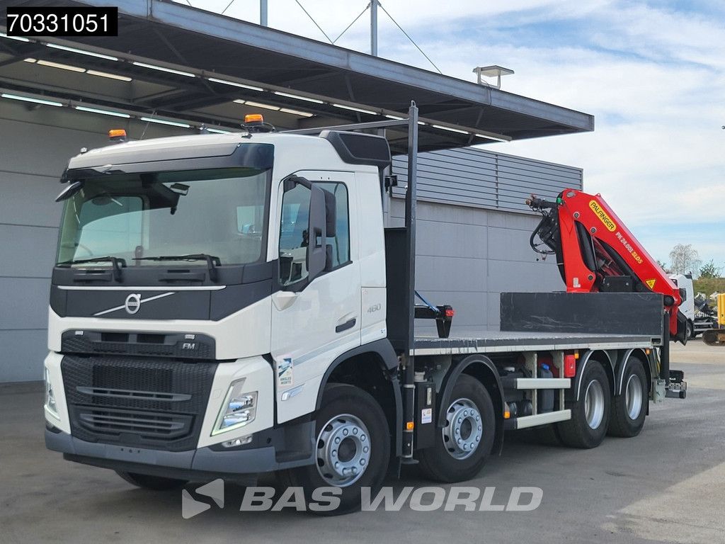 Volvo FM 460 8X4 Palfinger PK24.001 SLD Kran Crane Palletfork Automatic VEB+ Euro 6