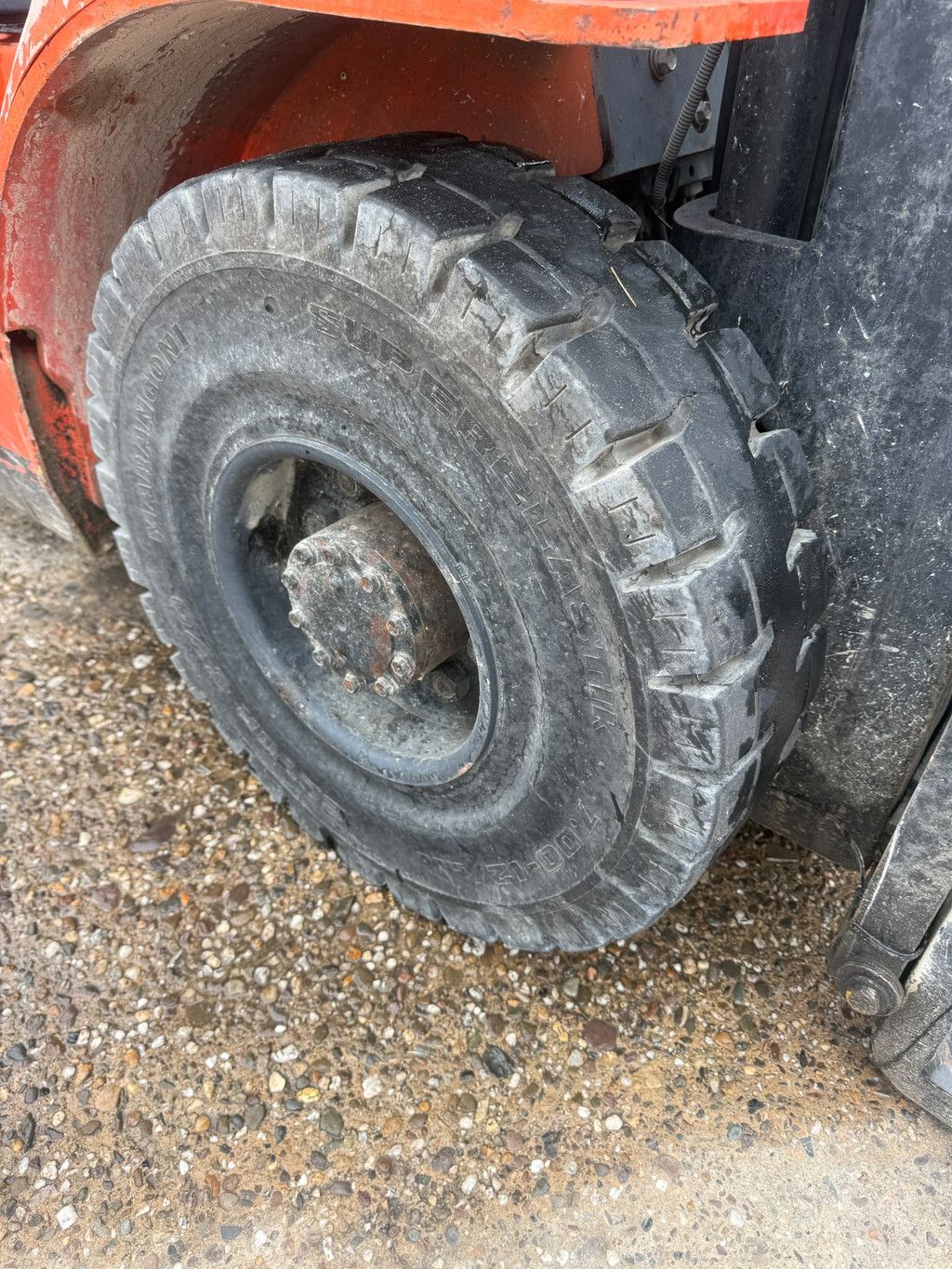 Toyota 7FD25 2500 KG heftruck Diesel Triplo mast Sideshift