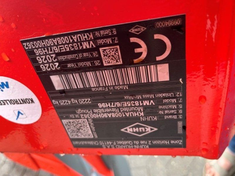 Kuhn VM 183 M. T UNDERPLO