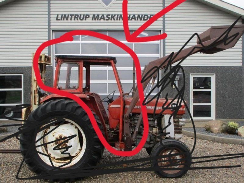 Massey Ferguson Sekura Kabine Kabine / Styrtbøjle som er afmonteret fra 165